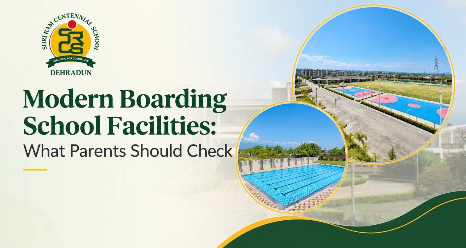 Day boarding and full boarding at Shri Ram Centennial School